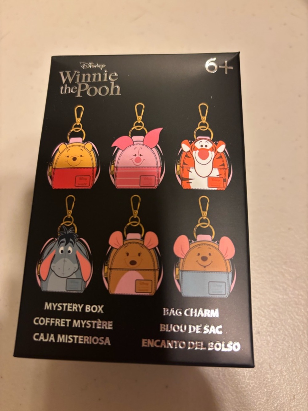 Loungefly Black and White Mystery Bag Charm Box